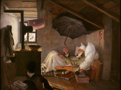 Le pauvre poète par Carl Spitzweg